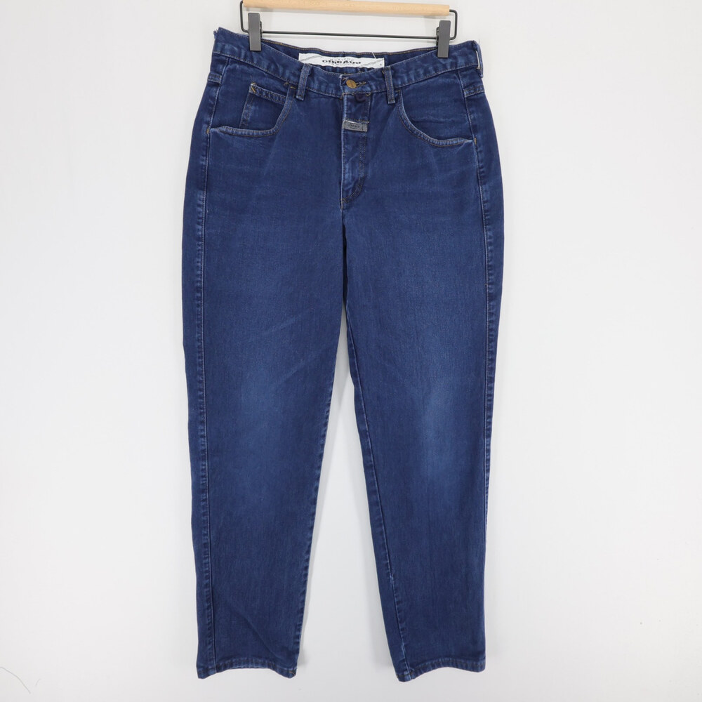 Vintage 90s Marithe Francois Girbaud Jeans Mens 31 Blue Tapered High Rise